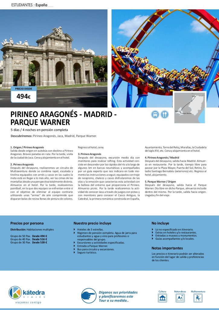 PIRINEO ARAGONES - MADRID Y WARNER 2025