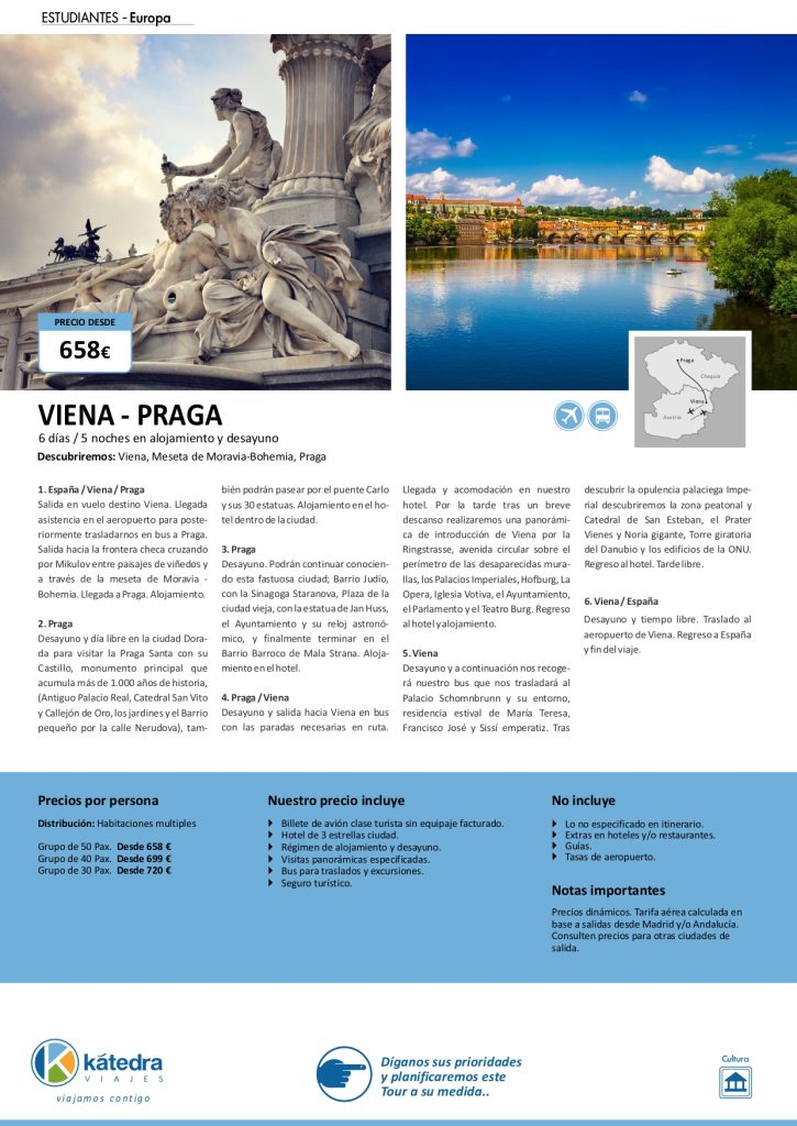 VIENA Y PRAGA VIAJE DE ESTUDIANTES